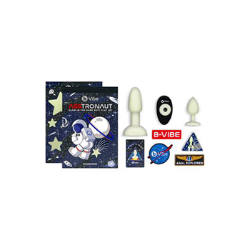 Asstronaut - 10-delige glow in the dark buttplug set (Groen)